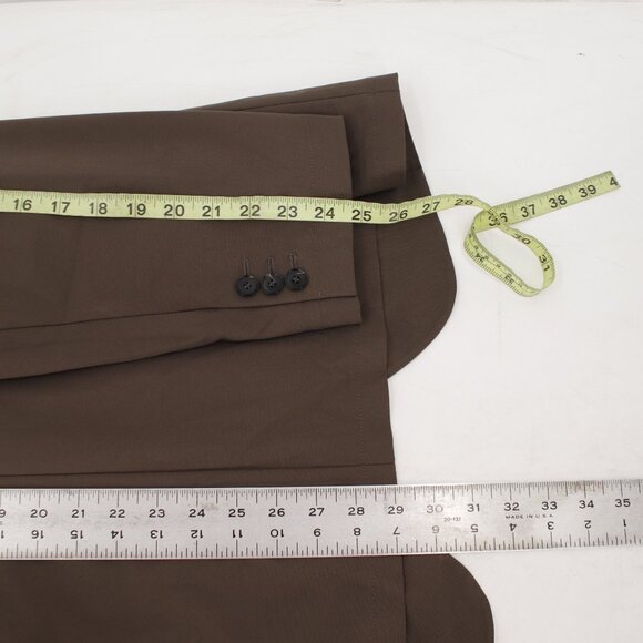 Sene Sport Coat Mens 50 FlexTech Single Breasted Two Button Double Vented olive - Picture 5 of 13